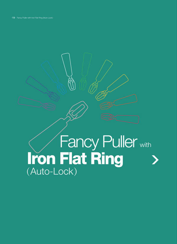 19 No.3 fancy puller with iron flat ring