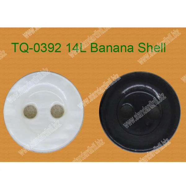 Banana shell button